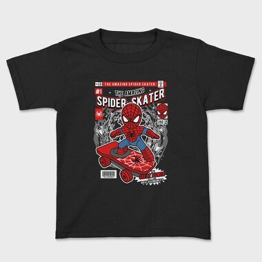 Spiderman Skateboard, Tricou Copii