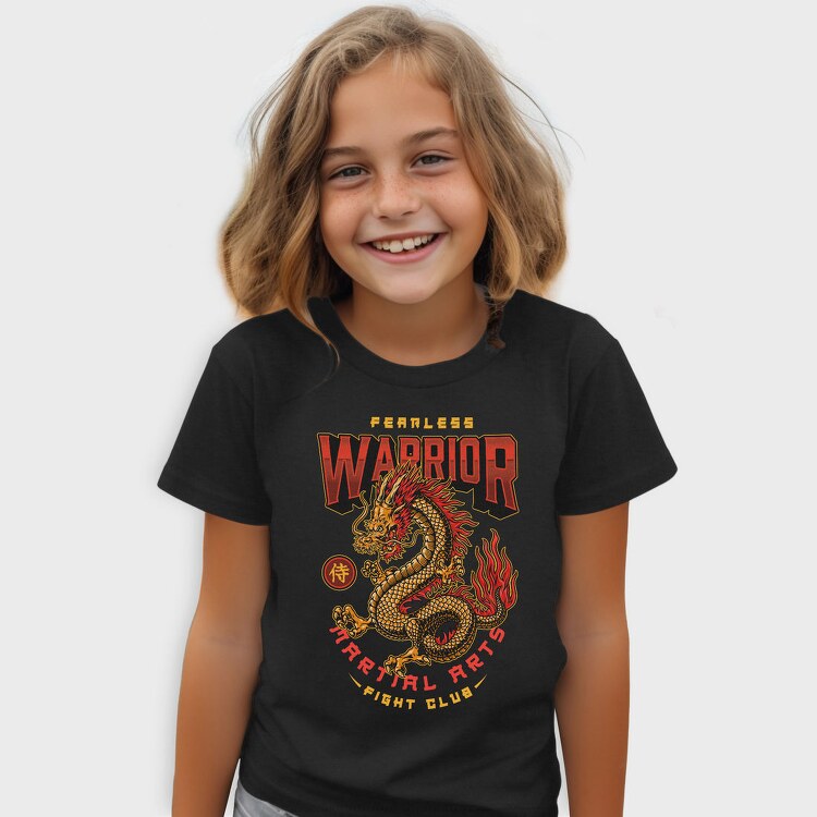 Warrior Dragon Martial Arts, Tricou Copii