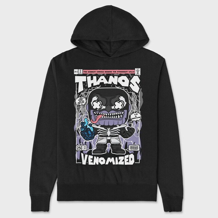 Thanos Venomized, Hanorac Oversize Barbati (Unisex)