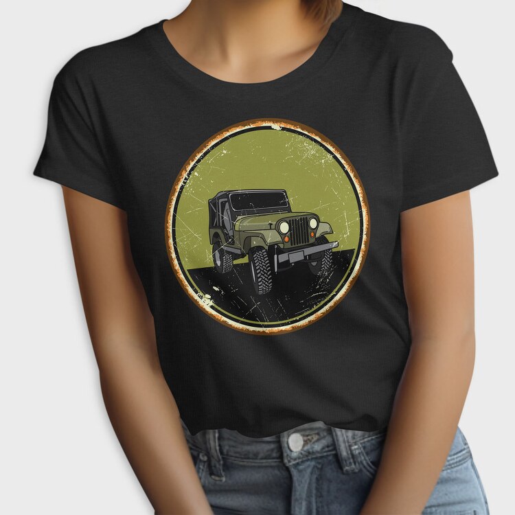 Jeep Adventure Emblem, Tricou Femei
