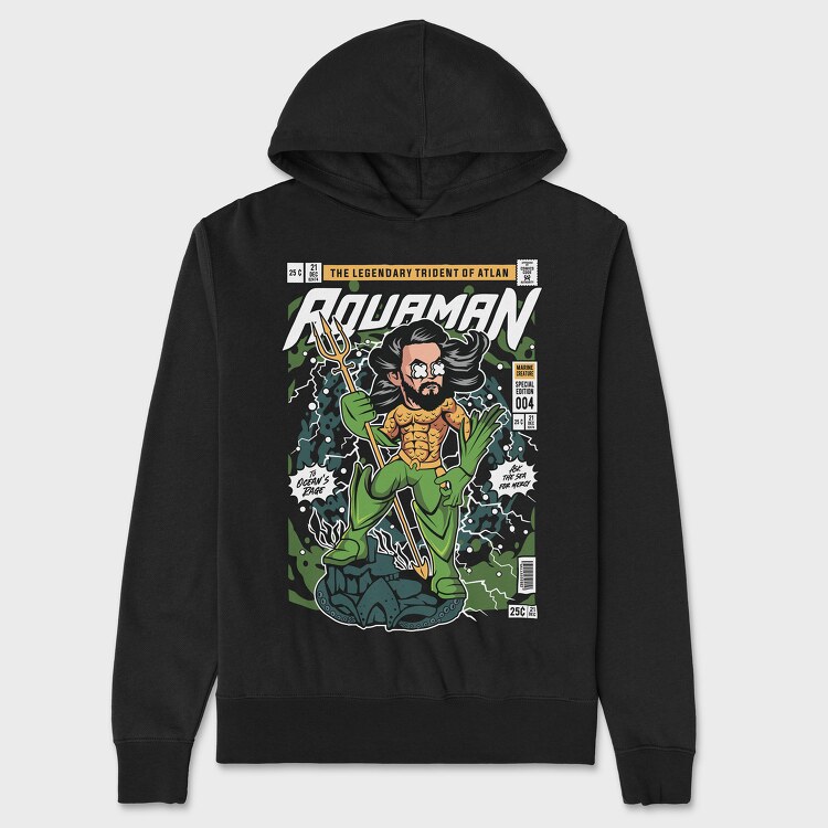 Aquaman, Hanorac Oversize Barbati (Unisex)