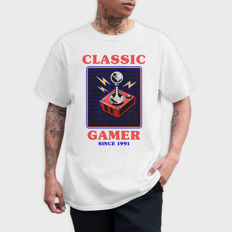 Retro Gaming Classic, Tricou Barbati (Unisex)