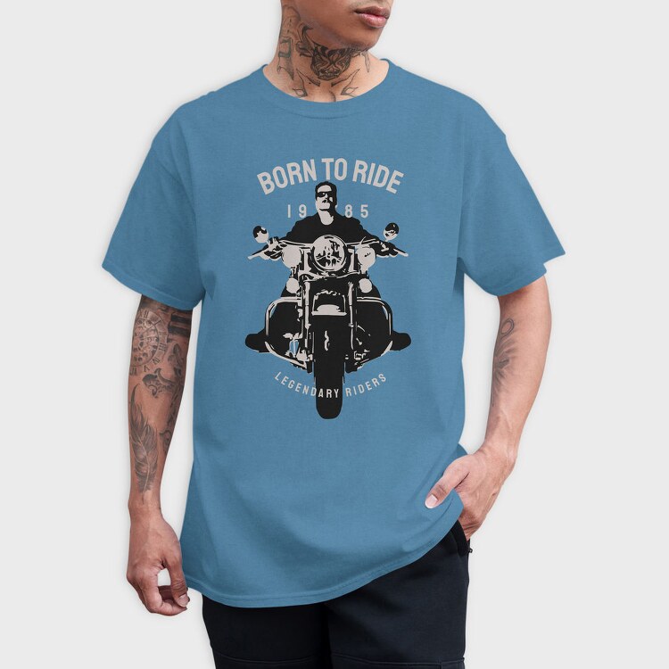 Born To Ride 1985, Tricou Barbati (Unisex)