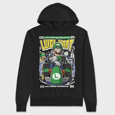 Luigi Karting, Hanorac Oversize Barbati (Unisex)