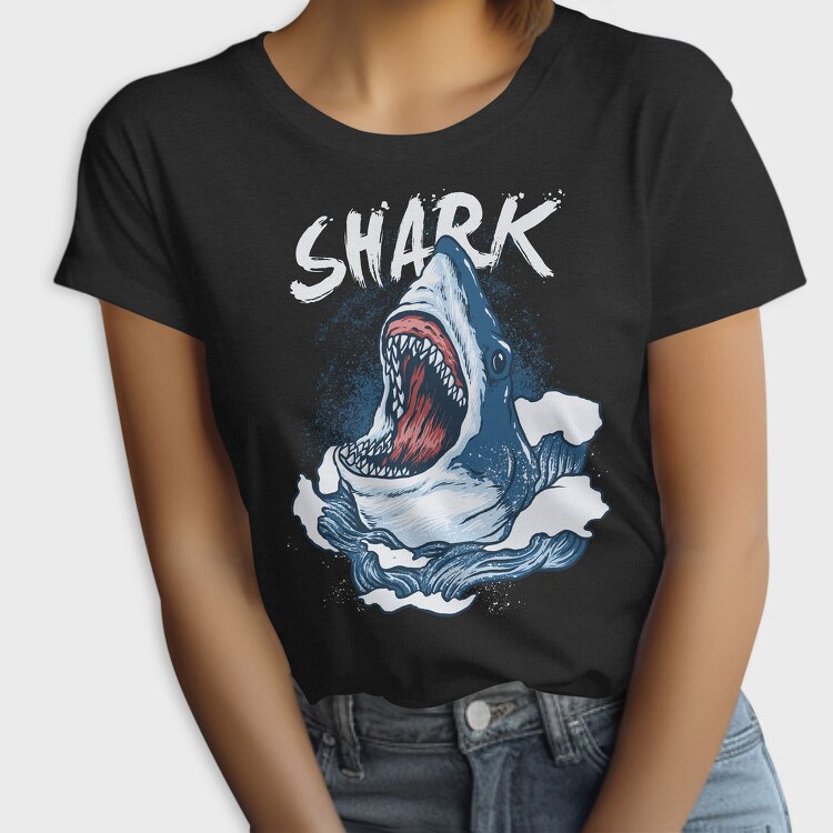 Shark Attack Wave, Tricou Femei