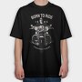 Born To Ride 1985, Tricou Oversize Barbati (Unisex)