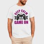 Keep Calm Game On, Tricou Barbati (Unisex)