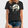 Wolf Howl Moon Cat, Tricou Barbati (Unisex)