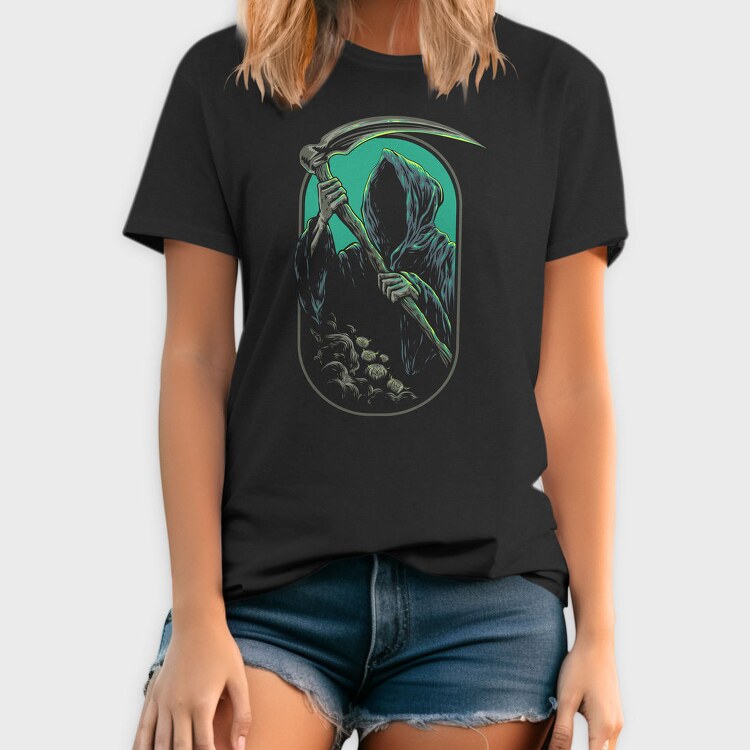 Grim Reaper Neon, Tricou Barbati (Unisex)
