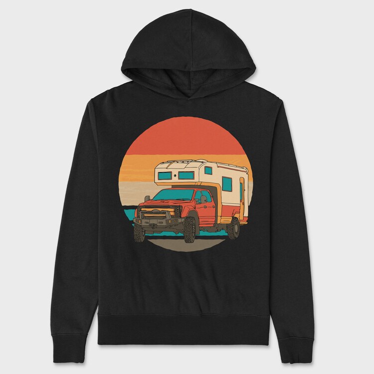 Hanorac Barbati (Unisex), Retrosunset Camper