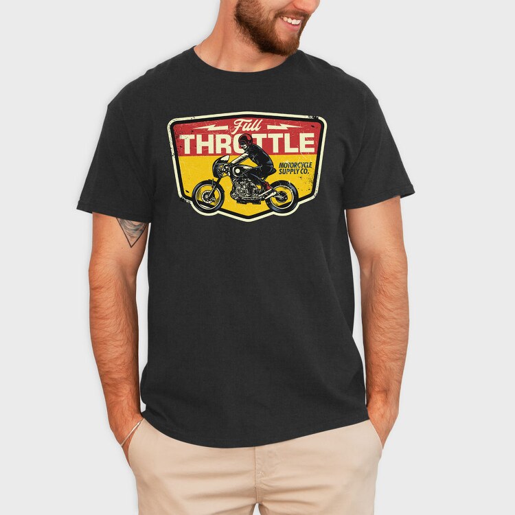 Full Throttle Supply, Tricou Barbati (Unisex)
