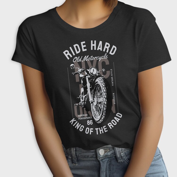 Ride Hard Nyc King, Tricou Femei