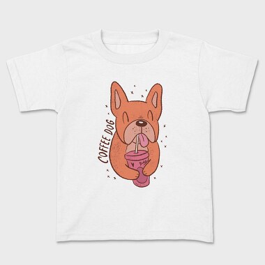 Tricou Copii, Coffee Dog