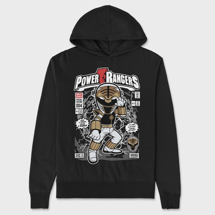 Power Ranger, Hanorac Oversize Barbati (Unisex)