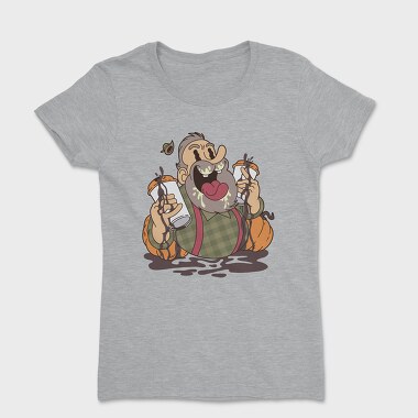 Cartoon Coffee Pumpkin, Tricou Femei