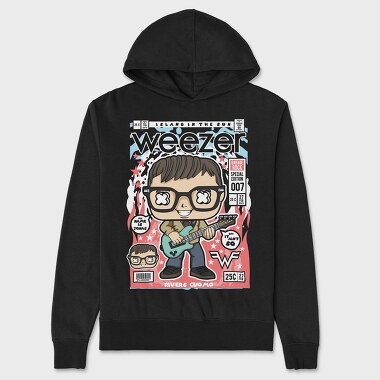 Rivers Cuomo Weezer, Hanorac Oversize Barbati (Unisex)