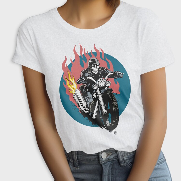 Burning Skull Rider, Tricou Femei