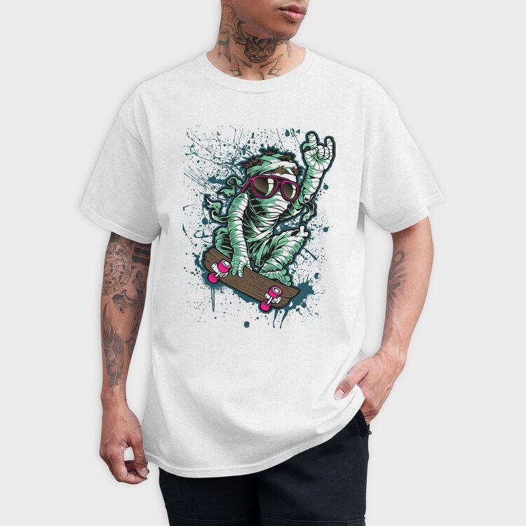 Skate Mummy, Tricou Barbati (Unisex)