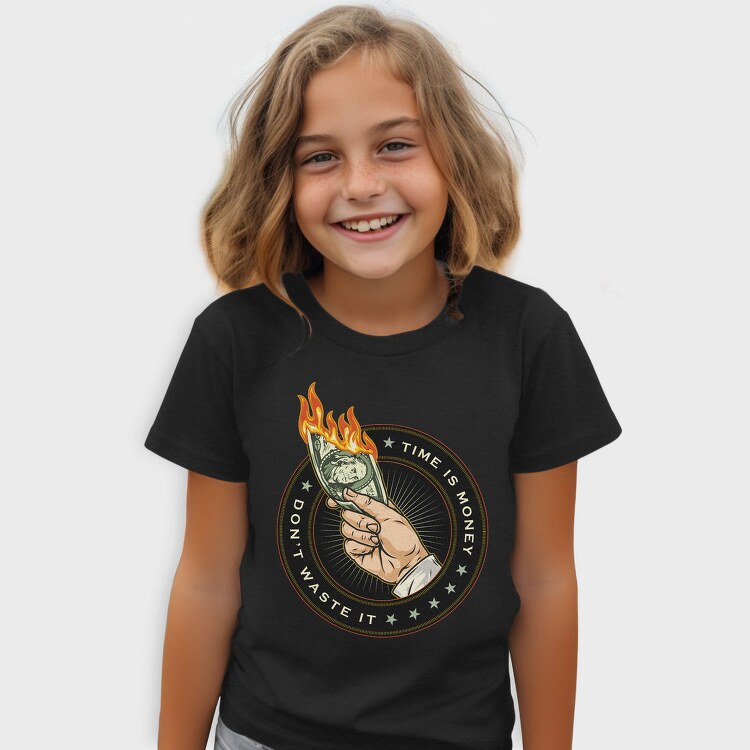 Burning Time Is Money, Tricou Copii