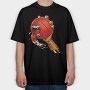 Zombie Ball, Tricou Oversize Barbati (Unisex)