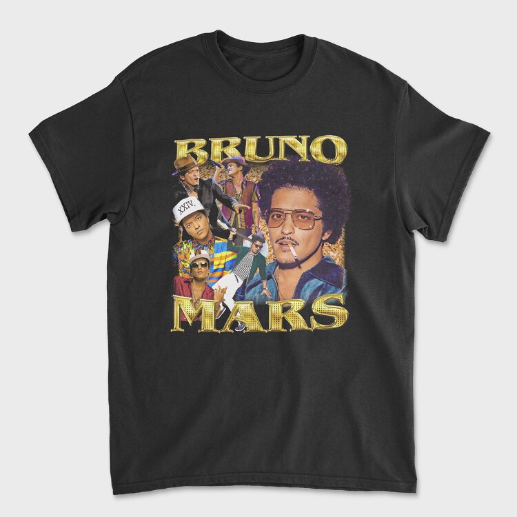 Bruno Mars, Tricou Barbati (Unisex)