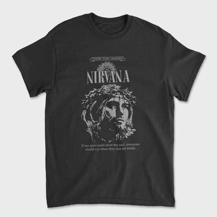 Nirvana, Tricou Barbati (Unisex)