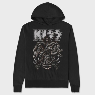 Kiss 5, Hanorac Oversize Barbati (Unisex)