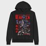 Akaza Demon Warrior, Hanorac Oversize Barbati (Unisex)