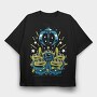 Alien Planet Explorer, Tricou Oversize Barbati (Unisex)