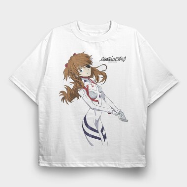 Asuka Eva Pilot, Tricou Oversize Barbati (Unisex)