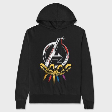 Avengers Infinity Gauntlet, Hanorac Oversize Barbati (Unisex)