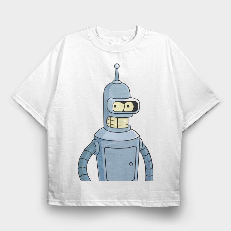 Benderbot, Tricou Oversize Barbati (Unisex)