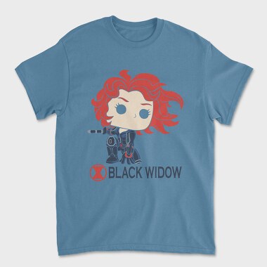 Black Widow Pop, Tricou Barbati (Unisex)