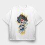 Day Of The Dead Vegeta, Tricou Oversize Barbati (Unisex)