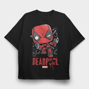 Deadpool Marvel, Tricou Oversize Barbati (Unisex)