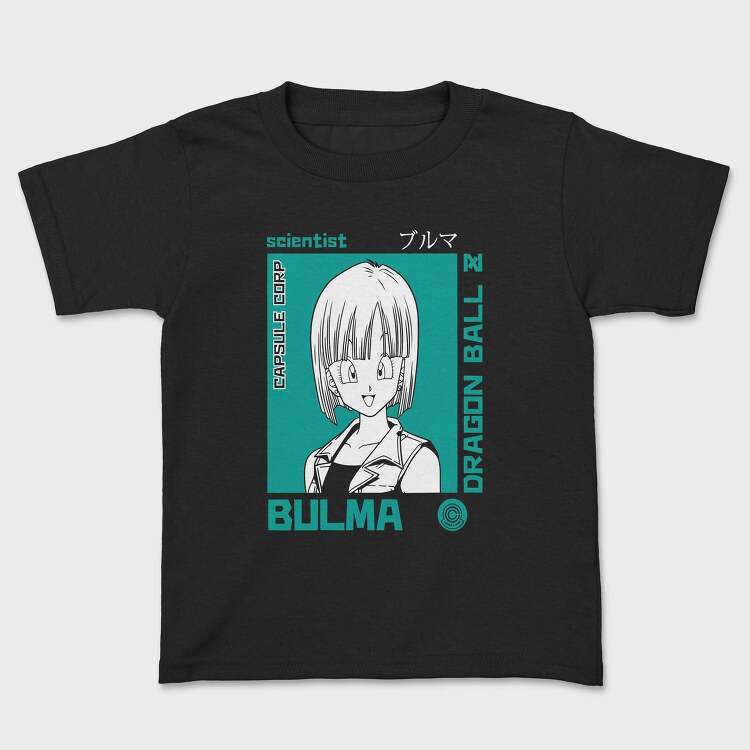 Dragon Ball Bulma Scientist, Tricou Copii