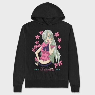 Elizabeth Cherry Blossom, Hanorac Oversize Barbati (Unisex)