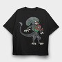 Alien Invader, Tricou Oversize Barbati (Unisex)