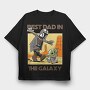 Best Dad In The Galaxy, Tricou Oversize Barbati (Unisex)