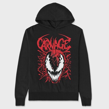 Carnage Heart, Hanorac Oversize Barbati (Unisex)