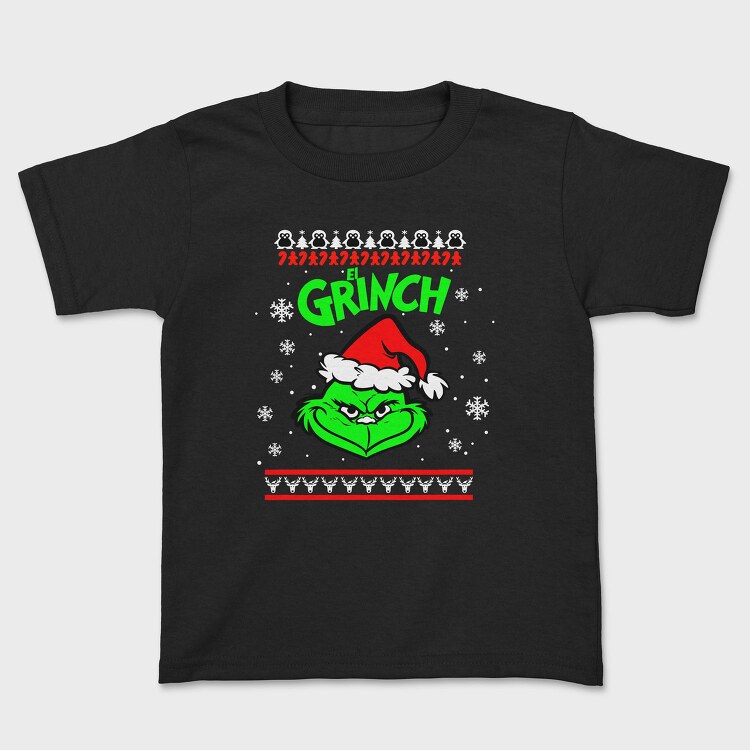 El Grinch Xmas, Tricou Copii