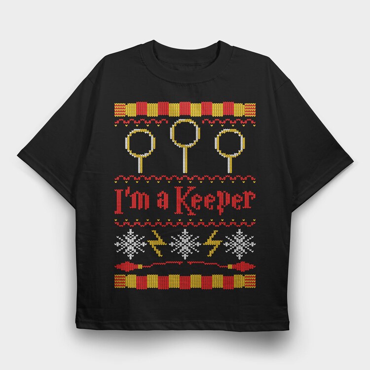 Im A Keeper, Tricou Oversize Barbati (Unisex)