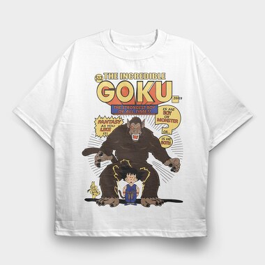 Goku Monster Boy, Tricou Oversize Barbati (Unisex)