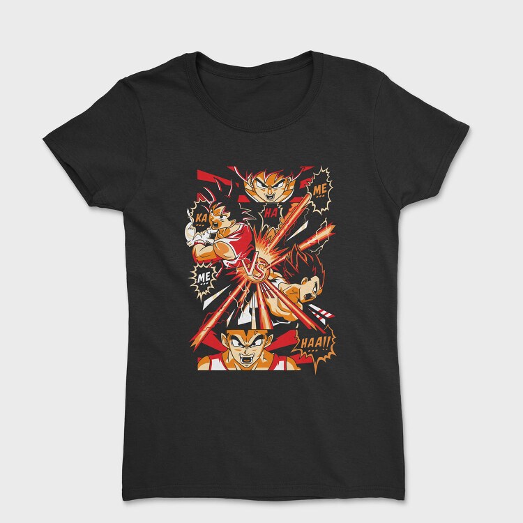 Goku Vs Vegeta, Tricou Femei