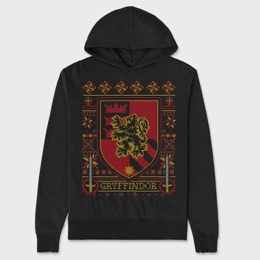 Gryffindor Sweater, Hanorac Oversize Barbati (Unisex)