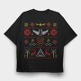 Harry Potter Sweater, Tricou Oversize Barbati (Unisex)
