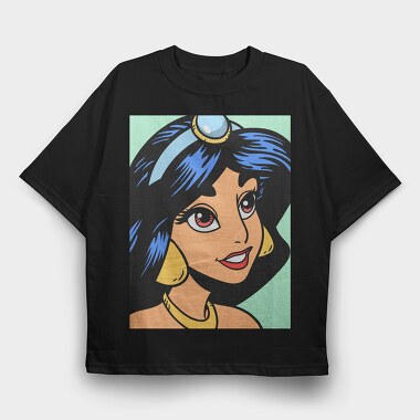 Jazzy Jasmine, Tricou Oversize Barbati (Unisex)