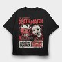 Freddy Vs Jason Killing, Tricou Oversize Barbati (Unisex)