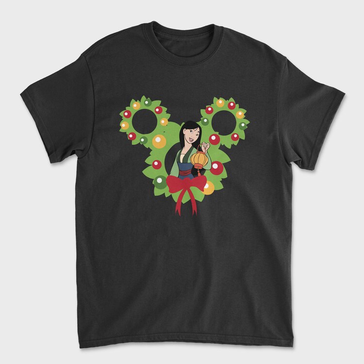 Mulan Lantern Wreath, Tricou Barbati (Unisex)