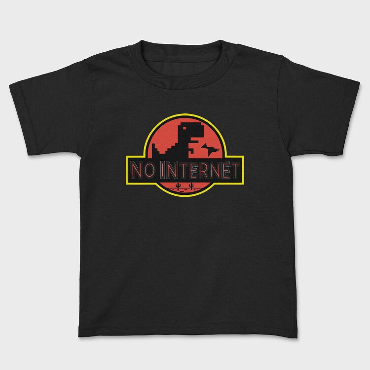 No Internet Dinosaur, Tricou Copii